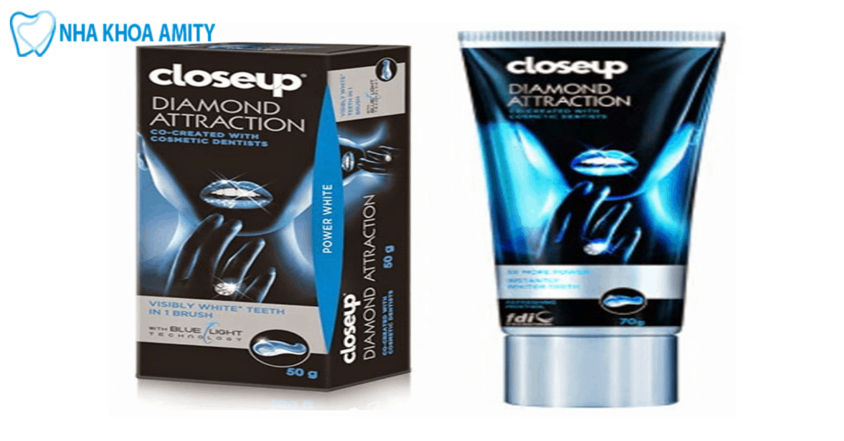 Kem Close Up Diamond Attraction Trăng Răng
